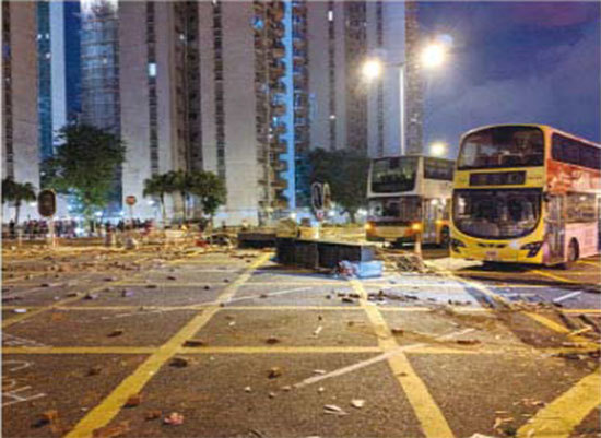 11月12日,香港沙田第一城。(黃曉翔/大紀元)