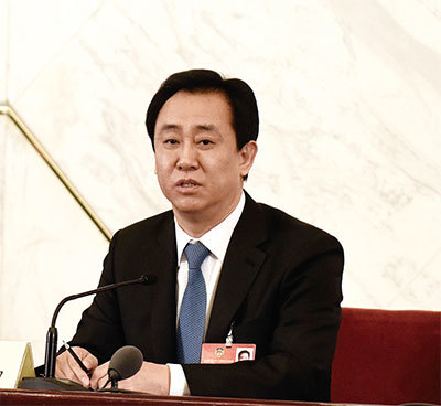 許家印靠著給曾慶紅家族和江派大佬充當白手套迅速發家。習陣營清洗房地產系統的行動正在深入，多次傳出被調查邊控的許家印，可能早已被鎖定為清洗目標。（Getty Images）