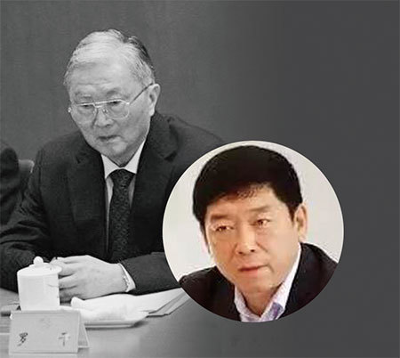 2018年華融資產宣布介入東銀集團債務重組問題,東銀系掌門人是前中共中央政法委書記羅干(左)的侄子羅韶宇(右)。(AFP/新紀元合成圖)