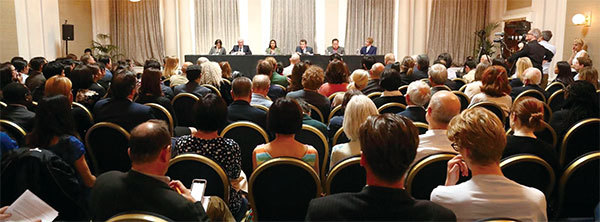 2019年6月17日,「中國法庭」(China Tribunal)在倫敦庭審現場。(Courtesy of ETAC)