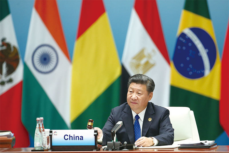 北韓9月初的第六次核試，正值金磚國家峰會（BRICs）在福建廈門開幕，外界認為矛頭明顯指向中國。（AFP）