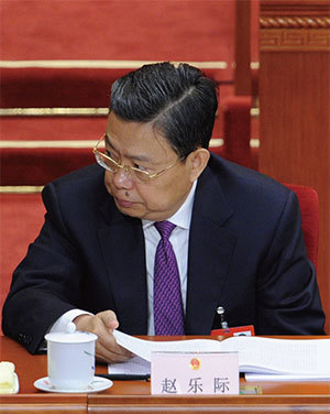 趙樂際19大最後時刻黑馬入常,頗出外界預料,相關內幕尚不得而知,不過其仕途發跡與江澤民集團關聯密切。(AFP)