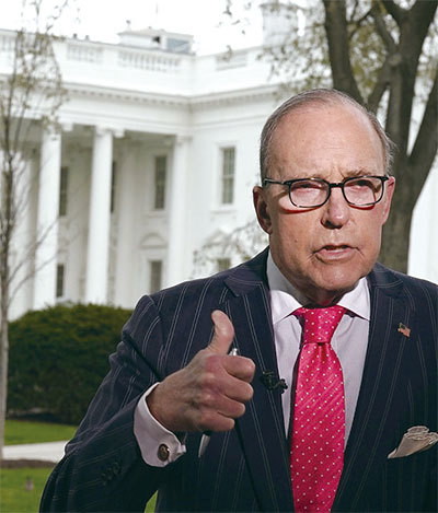 白宮首席經濟顧問庫德洛表示,中美之間經濟對峙「絕對不是」一場貿易戰;中共已進行不公平貿易很多年,川普只不過是追究違規者責任,最終將惠及世界。(Getty Images)