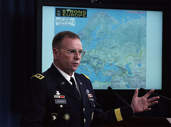 美軍前駐歐司令本.霍奇斯認為,不出15年,美中之間將爆發一場戰爭。但美國在應對中共威脅的同時,難兼顧歐洲及太平洋安全,歐洲盟友需加強防禦俄羅斯的能力。(Getty Images)
