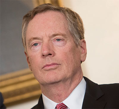 美國貿易代表萊特希澤雖對北京恢復購買大豆等美國商品給予正面評價,但對結構性改革的談判則表示沒有取得任何進展。(Getty Images)