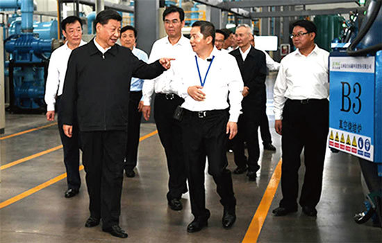 習近平5月20日前往江西考察。知情者披露,為了避免在所有技術領域被美方報復,習近平暫時不會採納與美方大打稀土戰這一餿主意和土辦法。(視頻截圖)