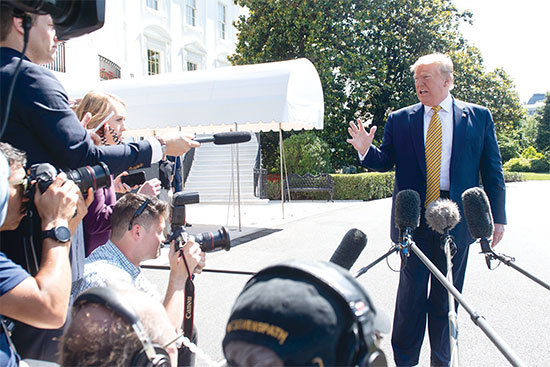 美國總統特朗普6月22日表示,美國政府正在針對伊朗推出進一步制裁。(AFP)